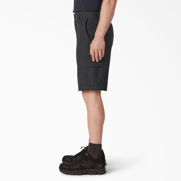 11&quot; Active Waist Cooling Cargo Shorts - Black &#40;BK&#41;