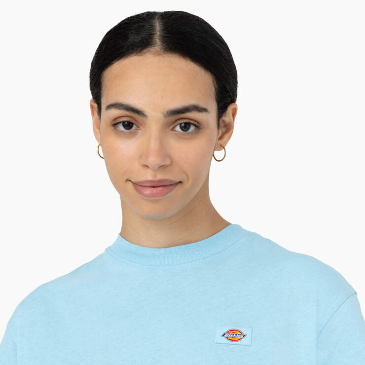 Women's Oakport Cropped T-Shirt - Sky Blue (SU9) image number 5