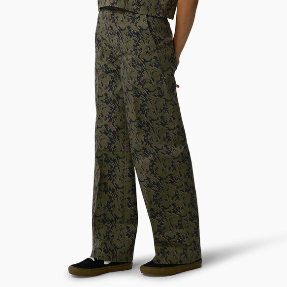Women&#39;s Drewsey Wide Leg Pants - Military Green Glitch Camo &#40;MPE&#41;