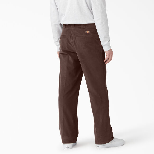 Flat Front Corduroy Pants - Chocolate Brown &#40;CB&#41;