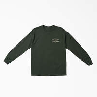 W.D. Heritage Workwear Long Sleeve Graphic T-Shirt - Forest Green (FT)