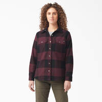 Women’s DuraTech Renegade Flannel Shirt - Burgundy Buffalo Plaid (A2Y)