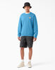 Fleece Embroidered Chest Logo Sweatshirt - Bright Cobalt &#40;B2T&#41;