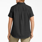 Women&rsquo;s Plus Stretch Button-Up Shirt - Black &#40;BK&#41;