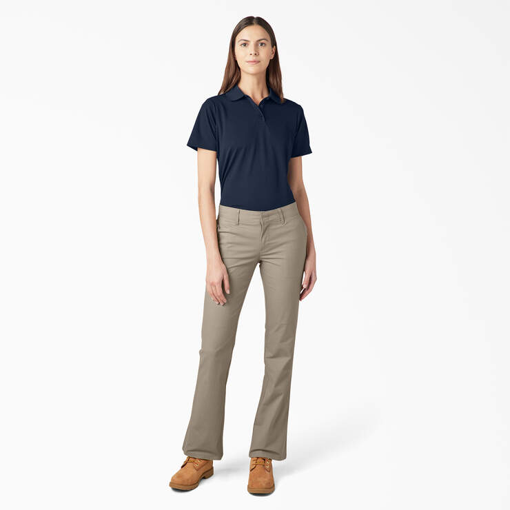 Women's FLEX Slim Fit Bootcut Pants - Desert Sand (DS) image number 4