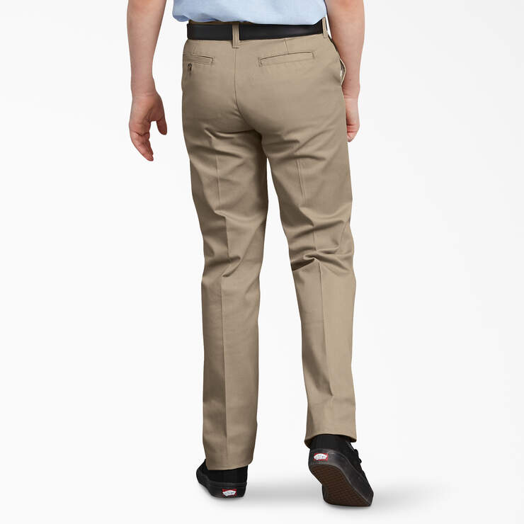 Boys' FLEX Slim Fit Pants, 4-20 - Desert Sand (DS) image number 2