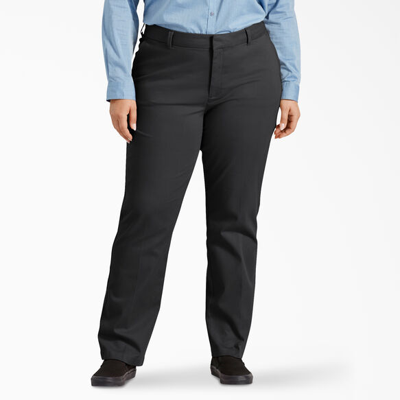 Women&#39;s Plus Perfect Shape Straight Leg Pants - Rinsed Black &#40;RBKX&#41;