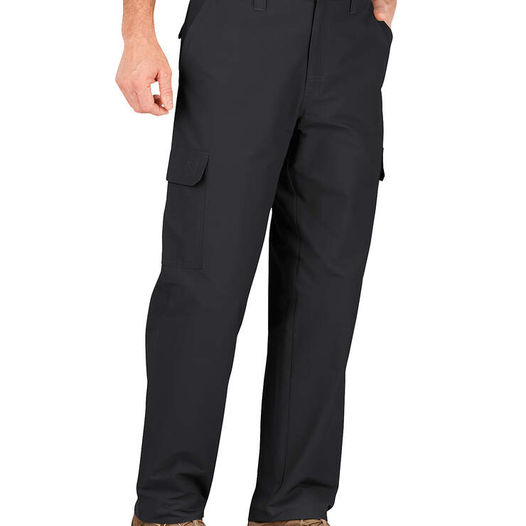 Performance Relaxed Fit Cargo Pants - Black (BK) image number 1