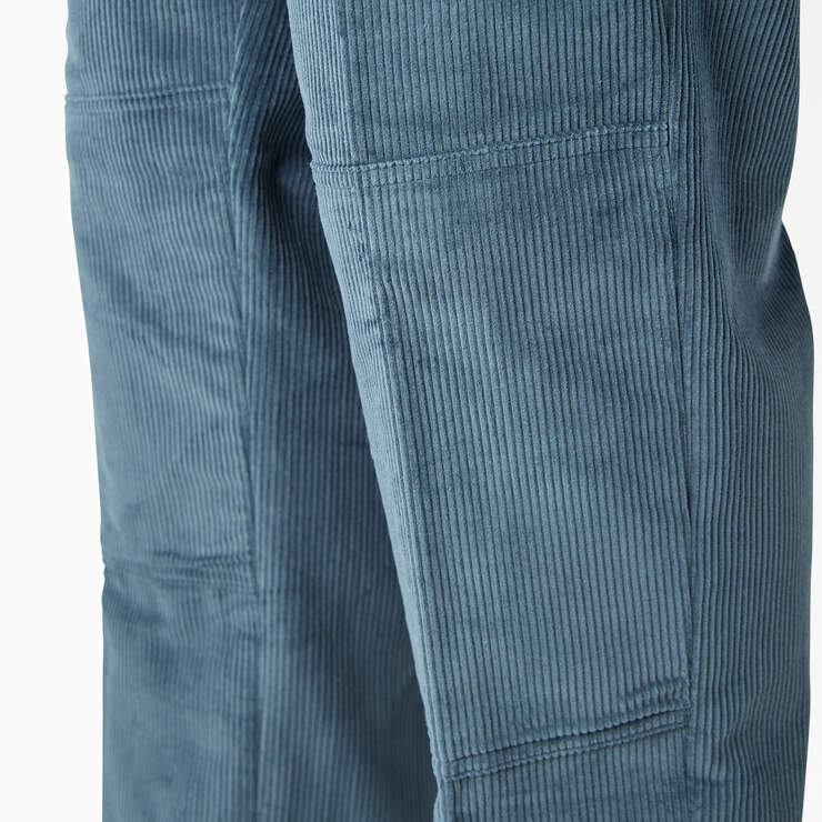 Franky Villani Sicko Loose Fit Corduroy Double Knee Pants - Airforce Blue (AF) image number 6