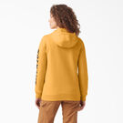 Women&#39;s Heavyweight Logo Sleeve Hoodie - Orange Glow &#40;OG3&#41;