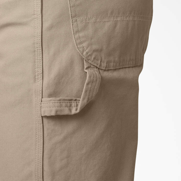 Relaxed Fit Heavyweight Duck Carpenter Pants - Rinsed Desert Sand (RDS) image number 11