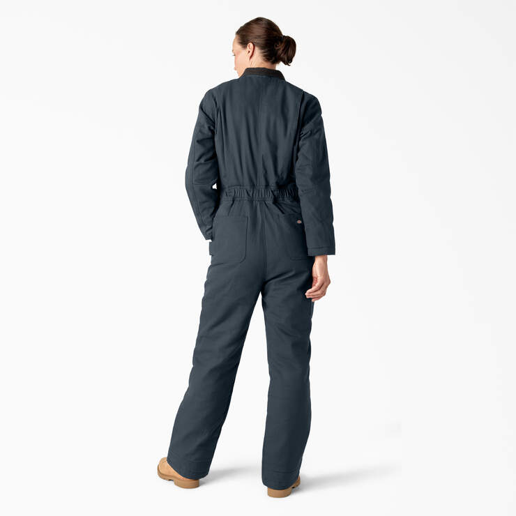 Women’s Insulated Duck Canvas Coverall - Diesel Gray (YG) image number 2