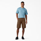 Relaxed Fit Duck Cargo Shorts, 11&quot; - Stonewashed Timber Brown &#40;STB&#41;