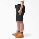Women&#39;s Plus Ripstop Cargo Shorts, 9&quot; - Black &#40;BKX&#41;