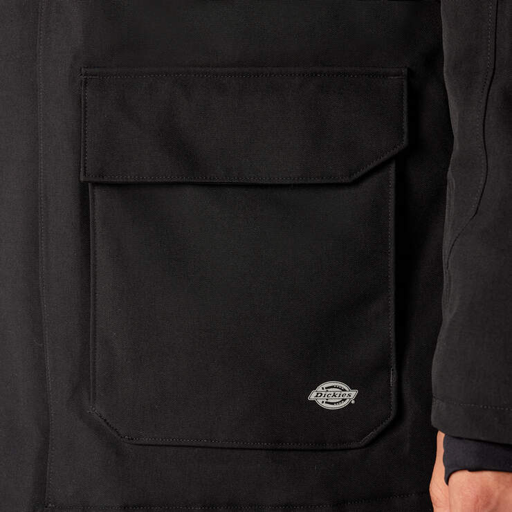 Insulated Parka Jacket - Black (BKX) image number 7