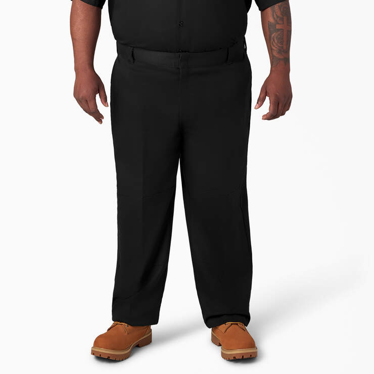 FLEX Loose Fit Double Knee Work Pants - Black (BK) image number 4