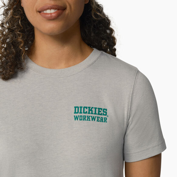 Women&#39;s Heavyweight Workwear Graphic T-Shirt - Heather Gray &#40;H2&#41;