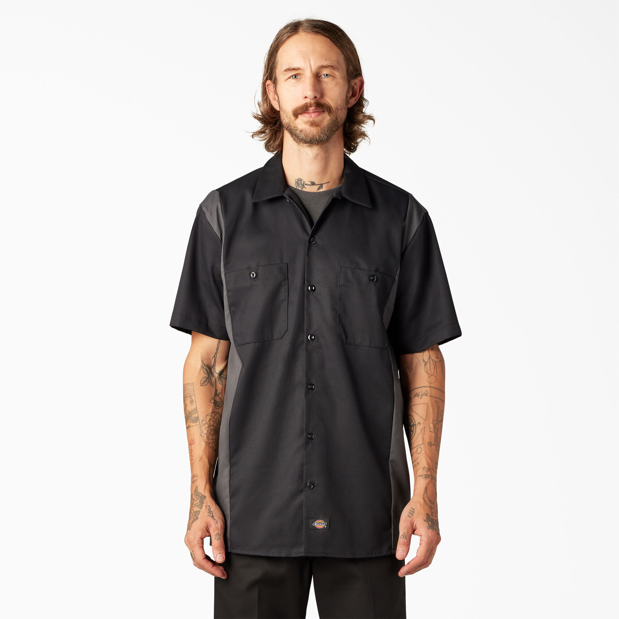 two tone shirt mens