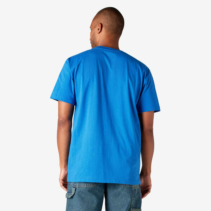 Heavyweight Short Sleeve Pocket T-Shirt - Royal Blue (RB) image number 2