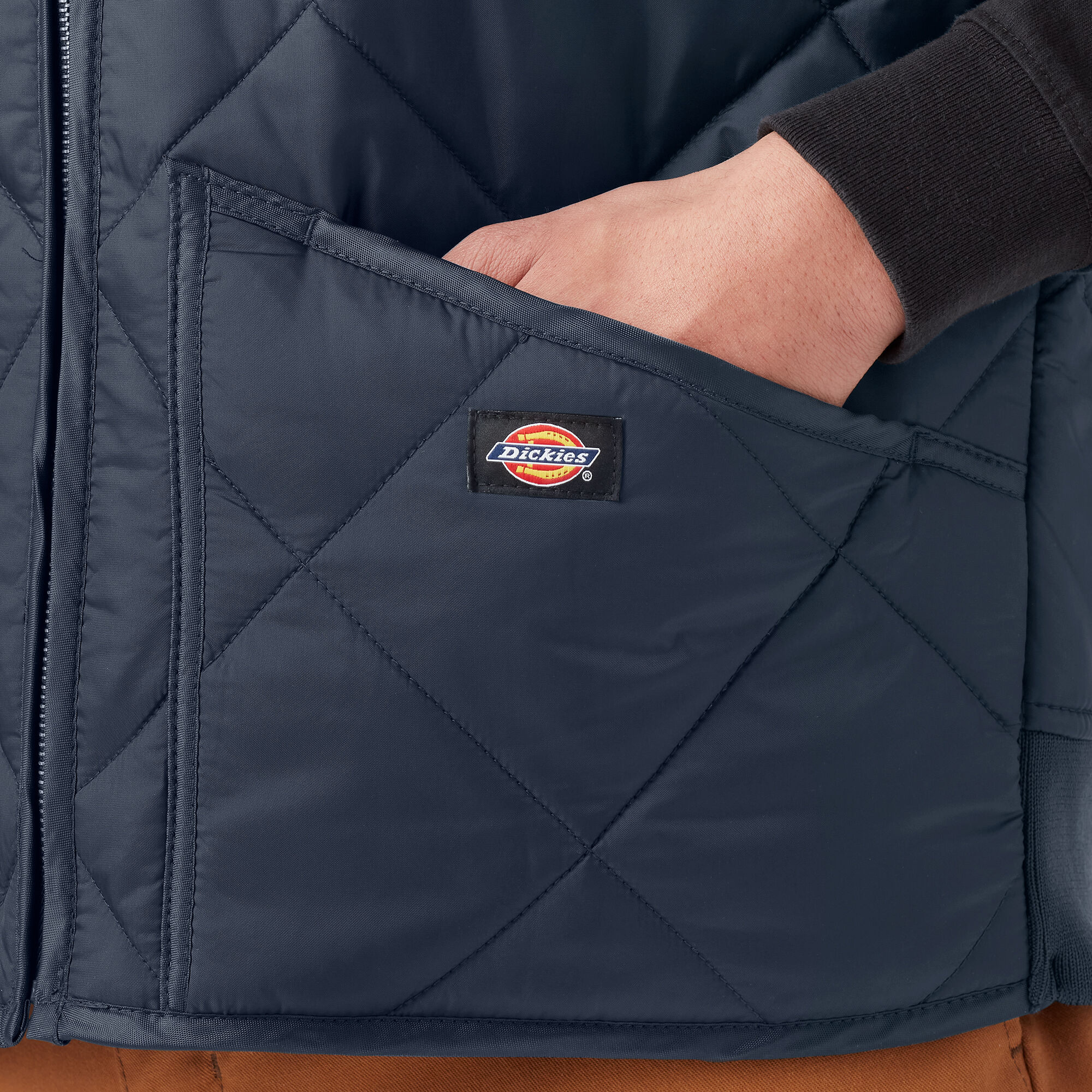 Dickies diamond quilted vest store
