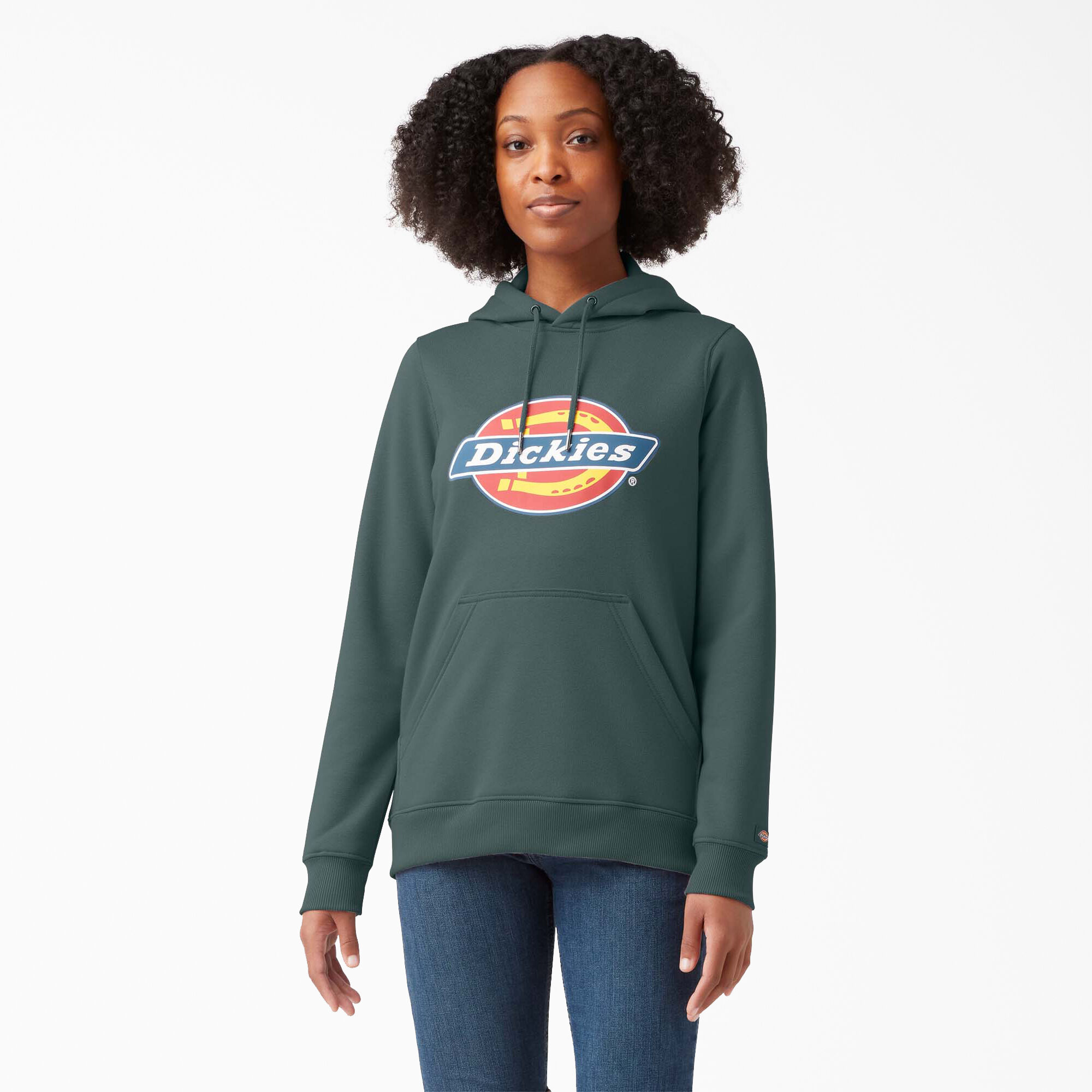 Women s Hoodies Zip Up Pullover Sweatshirts Dickies Green