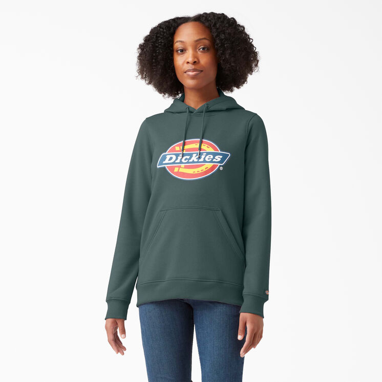 Women&#39;s Heavyweight Logo Pullover - Lincoln Green &#40;LN&#41;