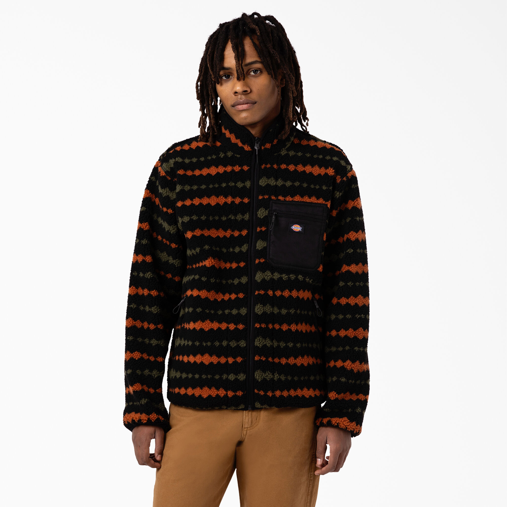 High clearance collar fleece