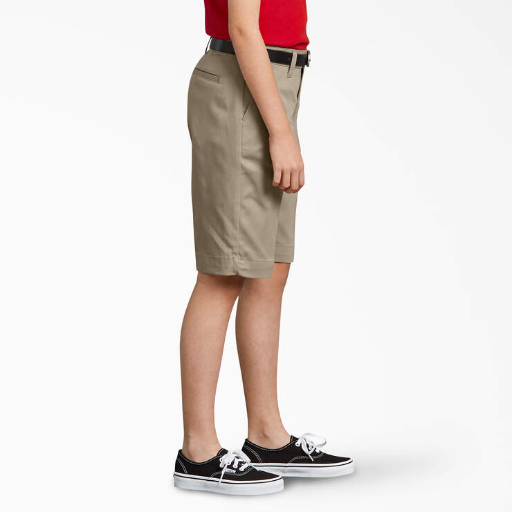 Girls' Classic Fit Bermuda Shorts, 4-20 - Desert Sand (DS) image number 3
