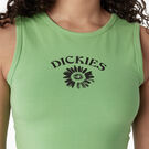 Women&#39;s Graphic Cropped Tank Top - Apple Mint &#40;AR2&#41;