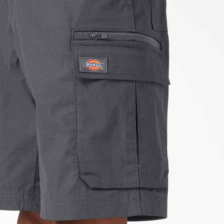 FLEX Temp-iQ® 365 Regular Fit Shorts, 11" - Graphite Gray (GA) image number 5