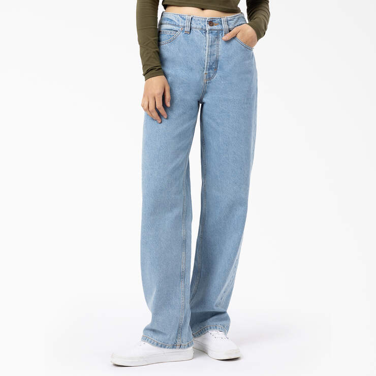 Women's Thomasville Relaxed Fit Jeans - Light Denim (LTD) image number 1