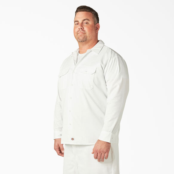Long Sleeve Work Shirt - White &#40;WH&#41;