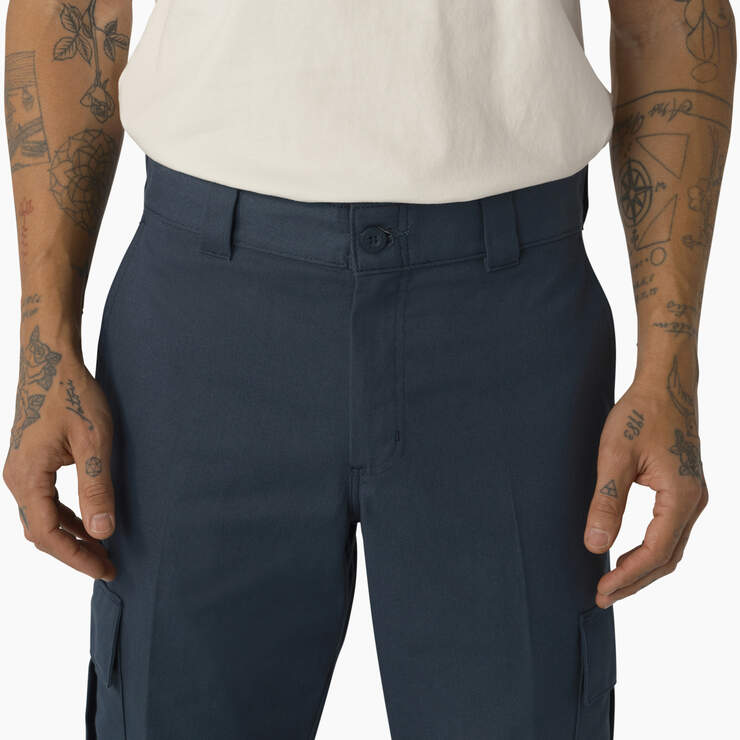 Regular Fit Cargo Pants - Airforce w/ Contrast Stitching (CSA) image number 6