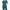 Women&#39;s EDS Signature Mock Wrap Scrub Top - Caribbean Blue &#40;CRB&#41;