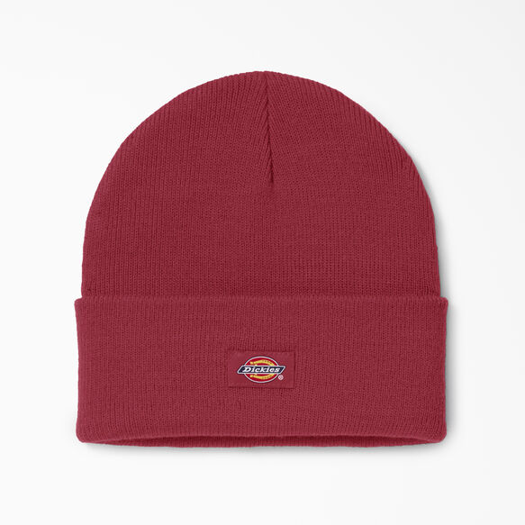 Cuffed Knit Beanie - English Red &#40;ER&#41;