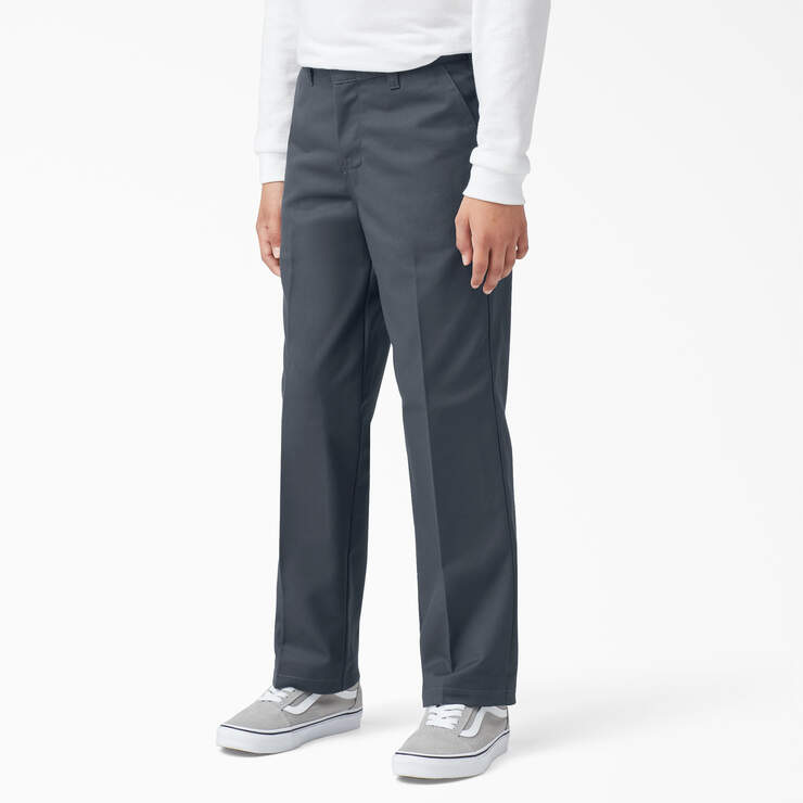 Boys' Classic Fit Pants, 4-20 - Charcoal Gray (CH) image number 1