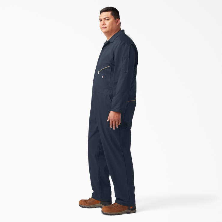 Deluxe Blended Long Sleeve Coveralls - Dark Navy (DN) image number 6