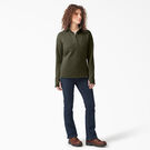 Women&#39;s DuraTech Maverick Half-Snap Fleece - Moss Green &#40;MS&#41;