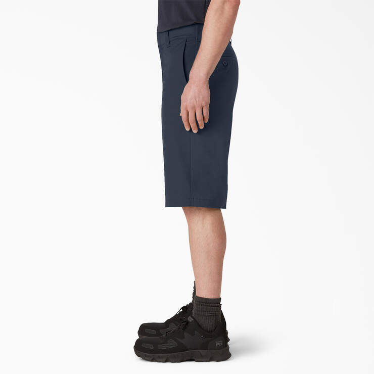 FLEX Cooling Active Waist Regular Fit Shorts, 13" - Dark Navy (DN) image number 3