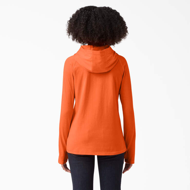 Women's Cooling Performance Sun Shirt - Bright Orange (BOD) image number 2