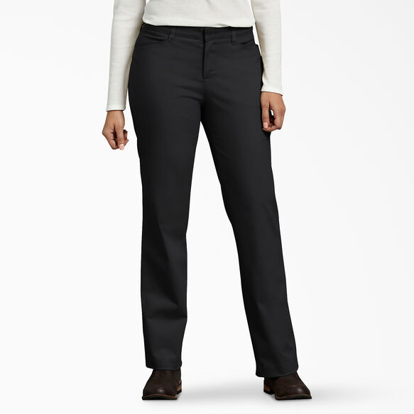 Women's Curvy Fit Straight Leg Stretch Twill Pants | Dickies