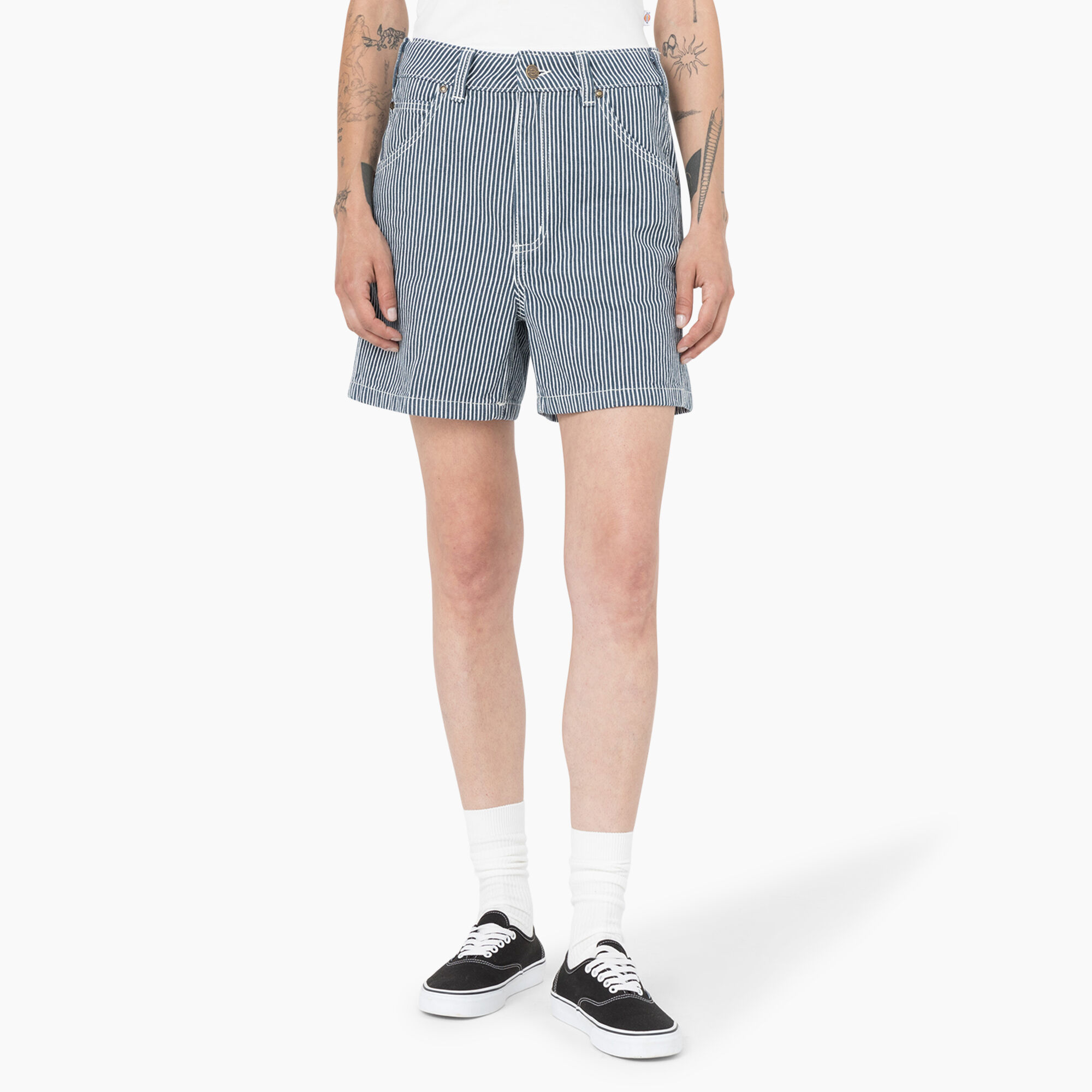 Striped online shorts pants