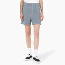 Women&#39;s Hickory Stripe Shorts, 5&quot; - Airforce Blue &#40;AF&#41;