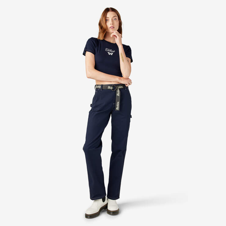 Women's Relaxed Fit Carpenter Pants - Ink Navy (IK) image number 5