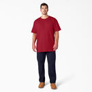 Heavyweight Short Sleeve Pocket T-Shirt - English Red &#40;ER&#41;