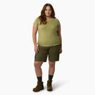 Women&#39;s Plus Cooling Short Sleeve Pocket T-Shirt - Fern Heather &#40;F2H&#41;