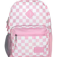 Study Hall Pink Checkered Backpack - Pink White Checkered (CKW)