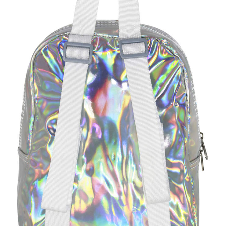 Iridescent Silver Mini Backpack - Iridescent Silver (IRS) image number 2