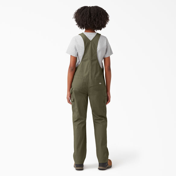 Women&#39;s Cooling Ripstop Bib Overalls - Rinsed Military Green &#40;RML&#41;