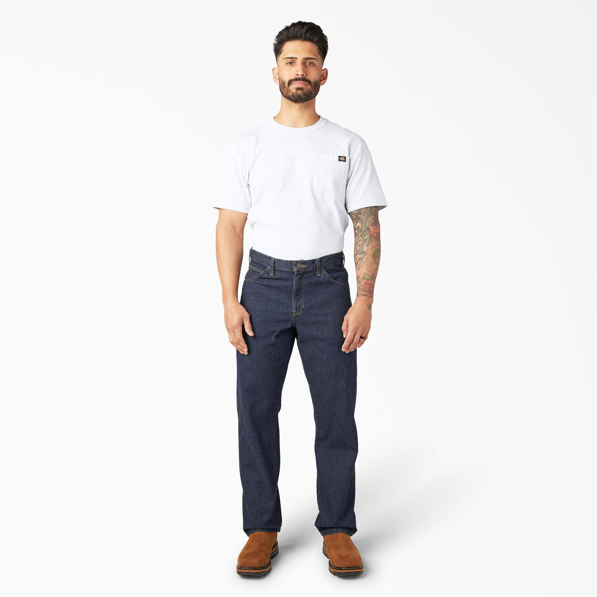 Denim regular top